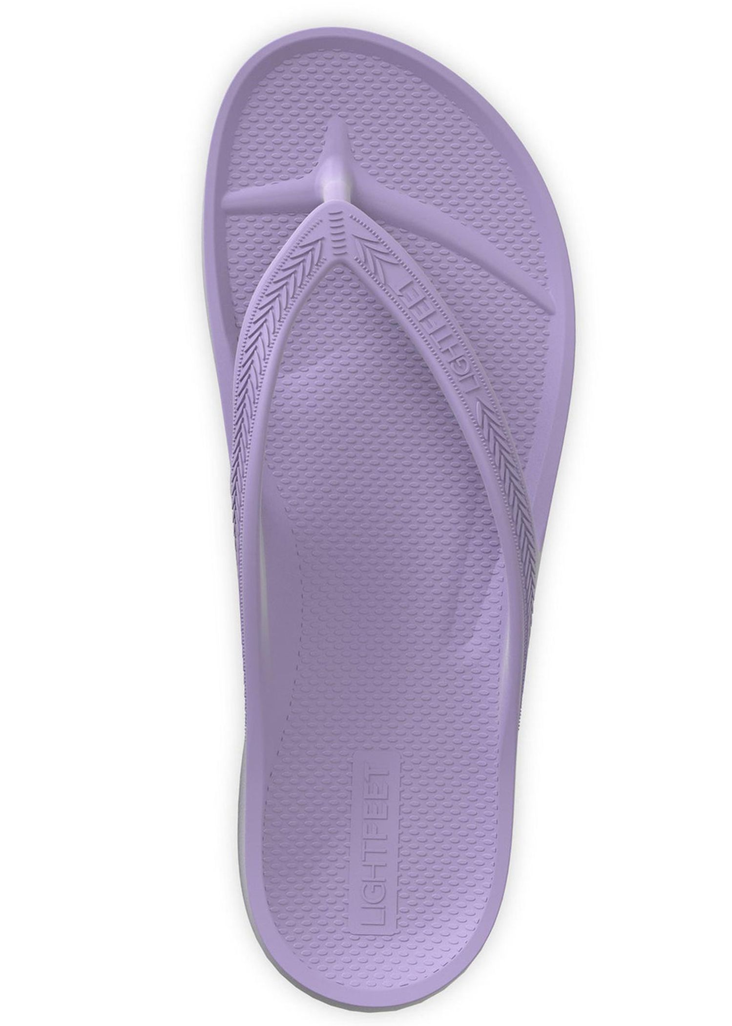 LightFeet Arch Support Flip Flops Lavender