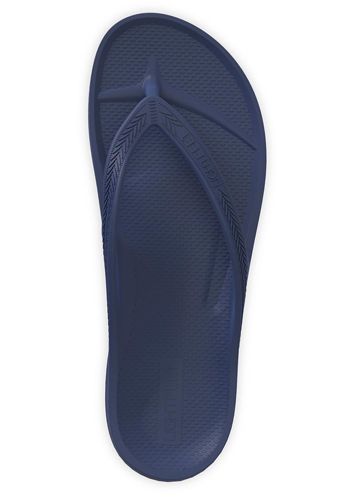LightFeet Arch Support Flip Flops Navy
