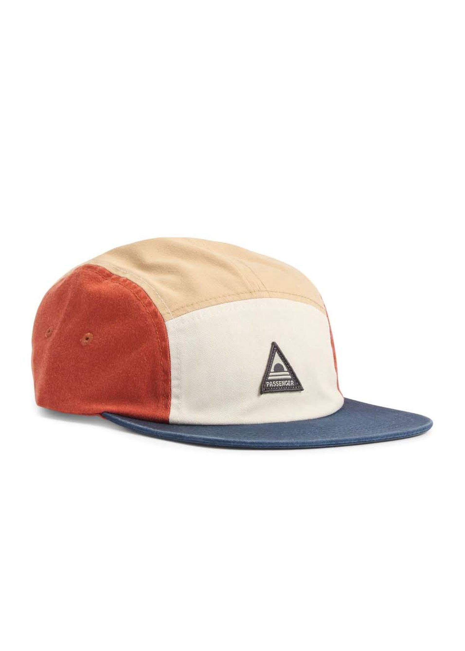 Passenger Fixie Organic 5 Panel Cap Blue Navy Rust