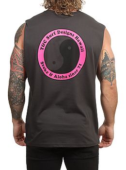 Town And Country Yin Yang 71 Logo Tank Black