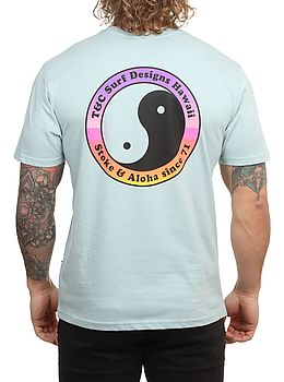 Town And Country Yin Yang 71 Logo Tee Used Blue