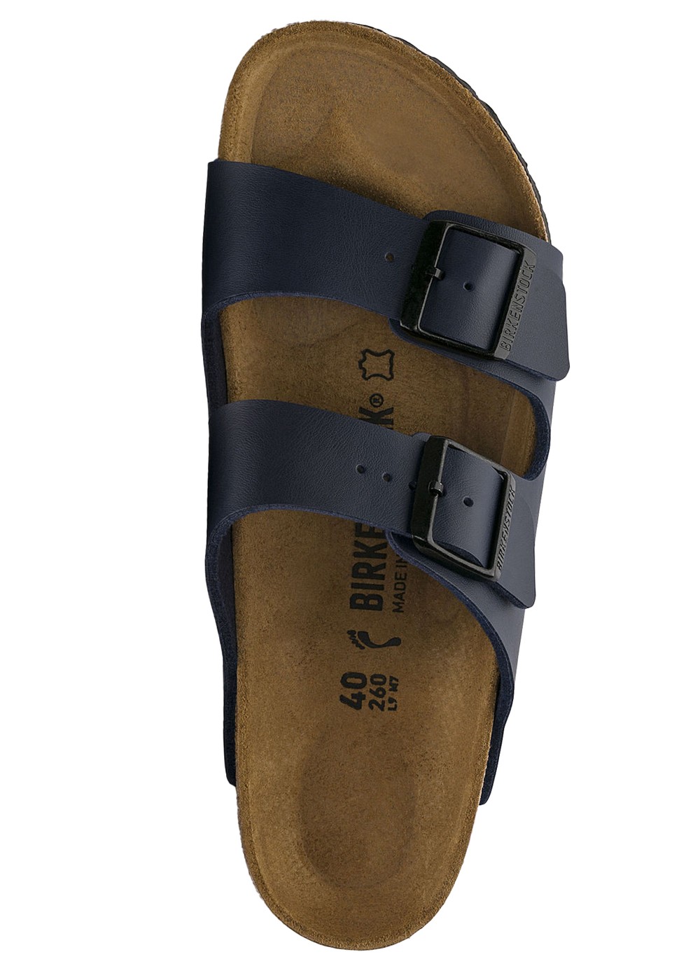 Birkenstock Arizona Birko Flor Sandals Blue - Regular Fit
