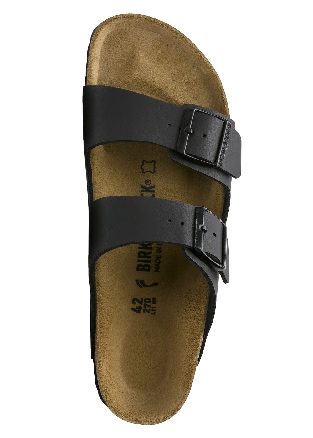 Birkenstock Arizona Birko Flor Sandals Black 