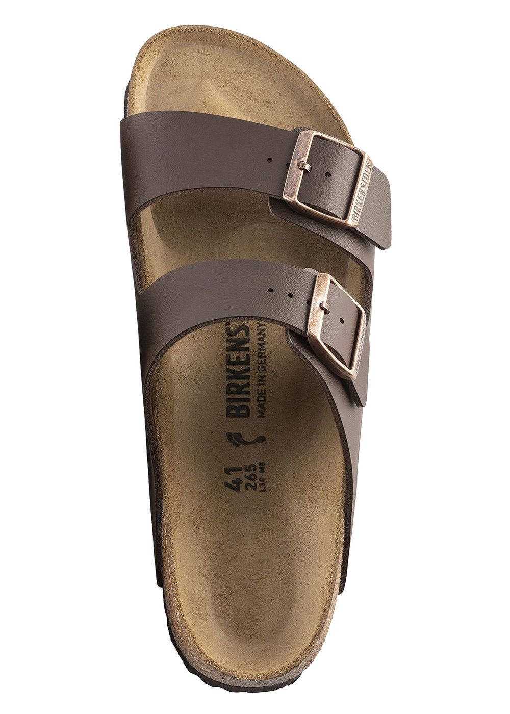 Birkenstock Arizona Birko Flor Sandals Dark Brown  - Regular Fit