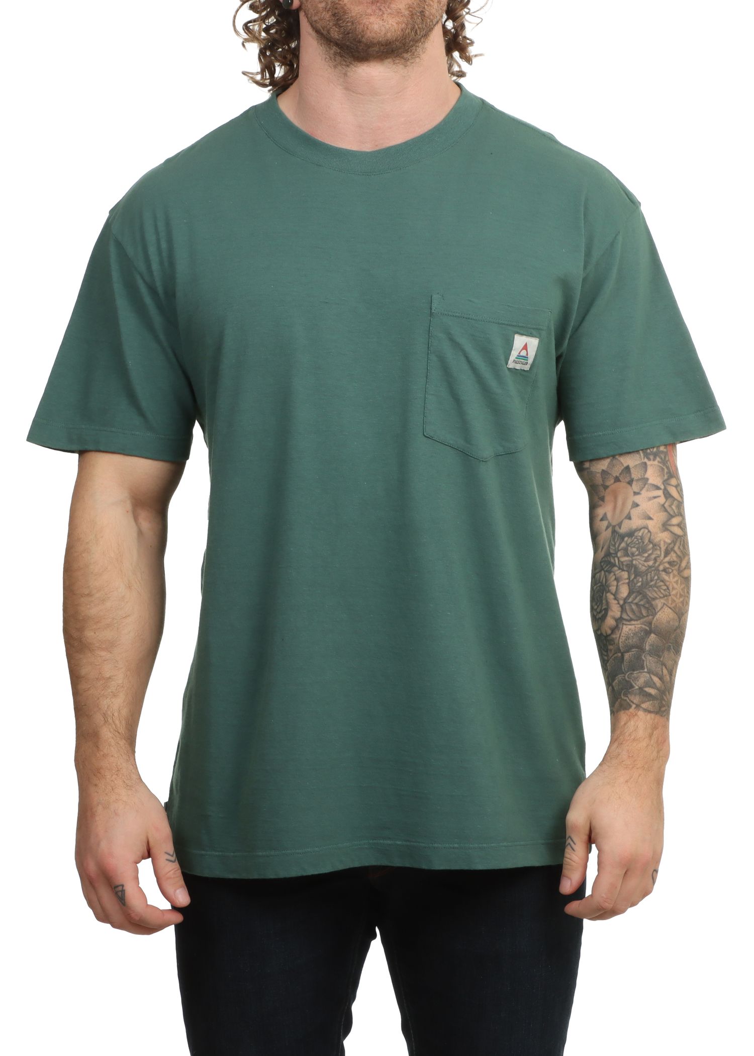 Passenger Heritage Relaxed Fit Tee Deep Ocean