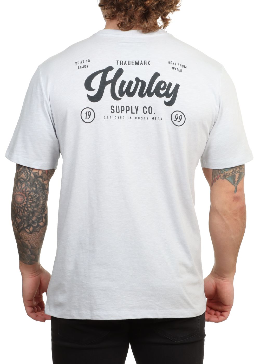 Hurley Raceway Slub Tee Platinum