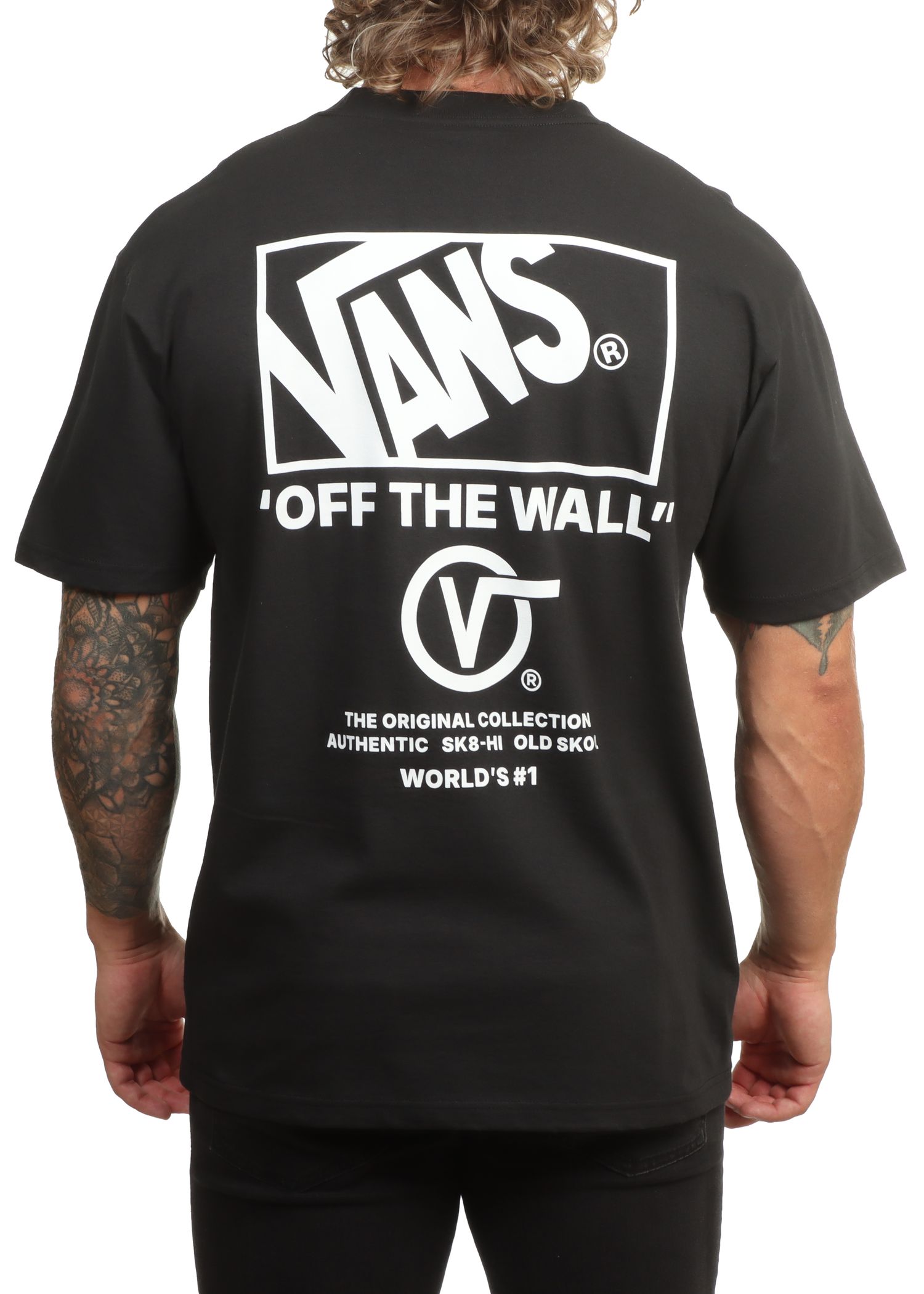Vans Stacked Hi Tee Black