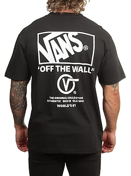 Vans Stacked Hi Tee Black