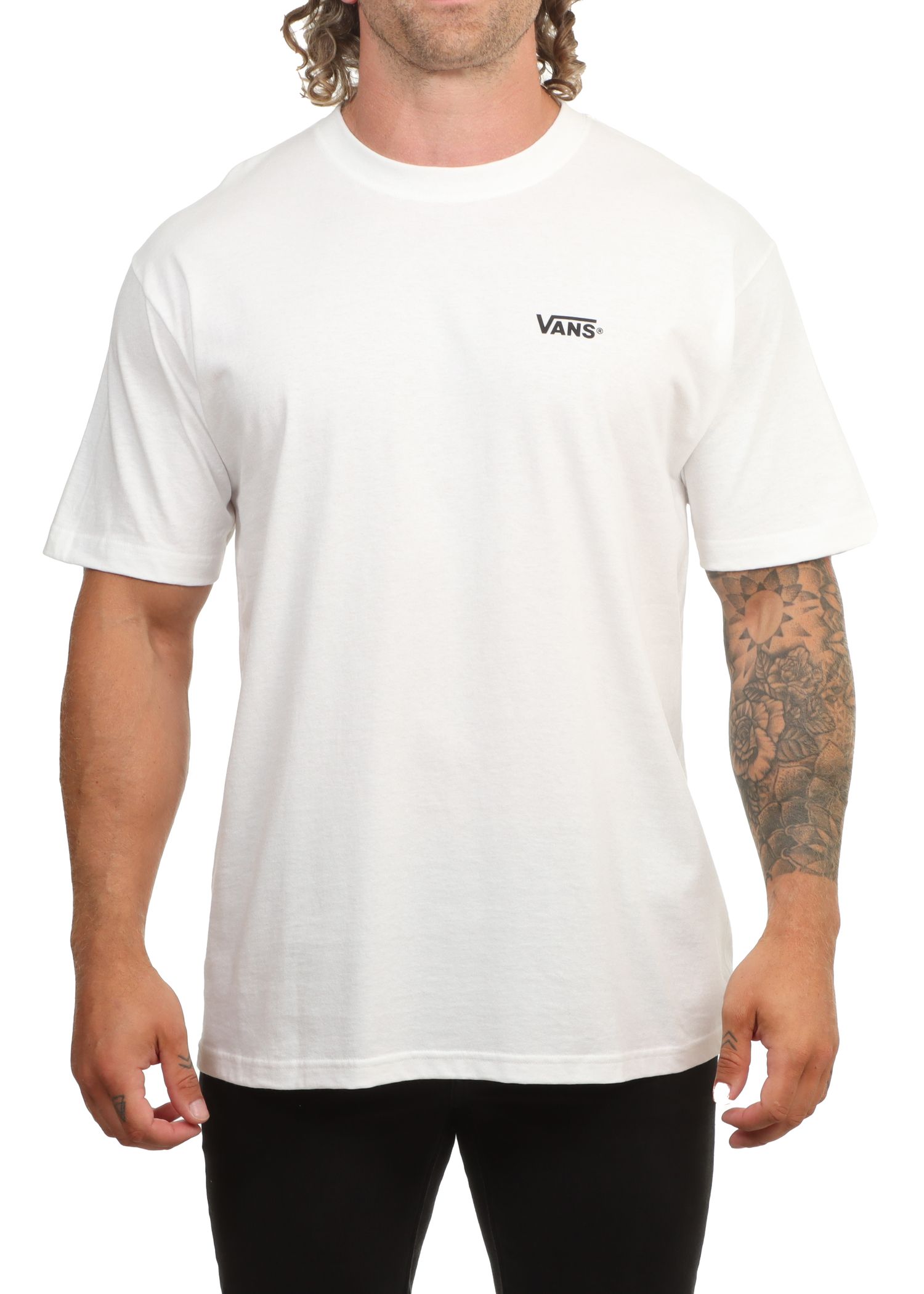 Vans Left Chest Tee White