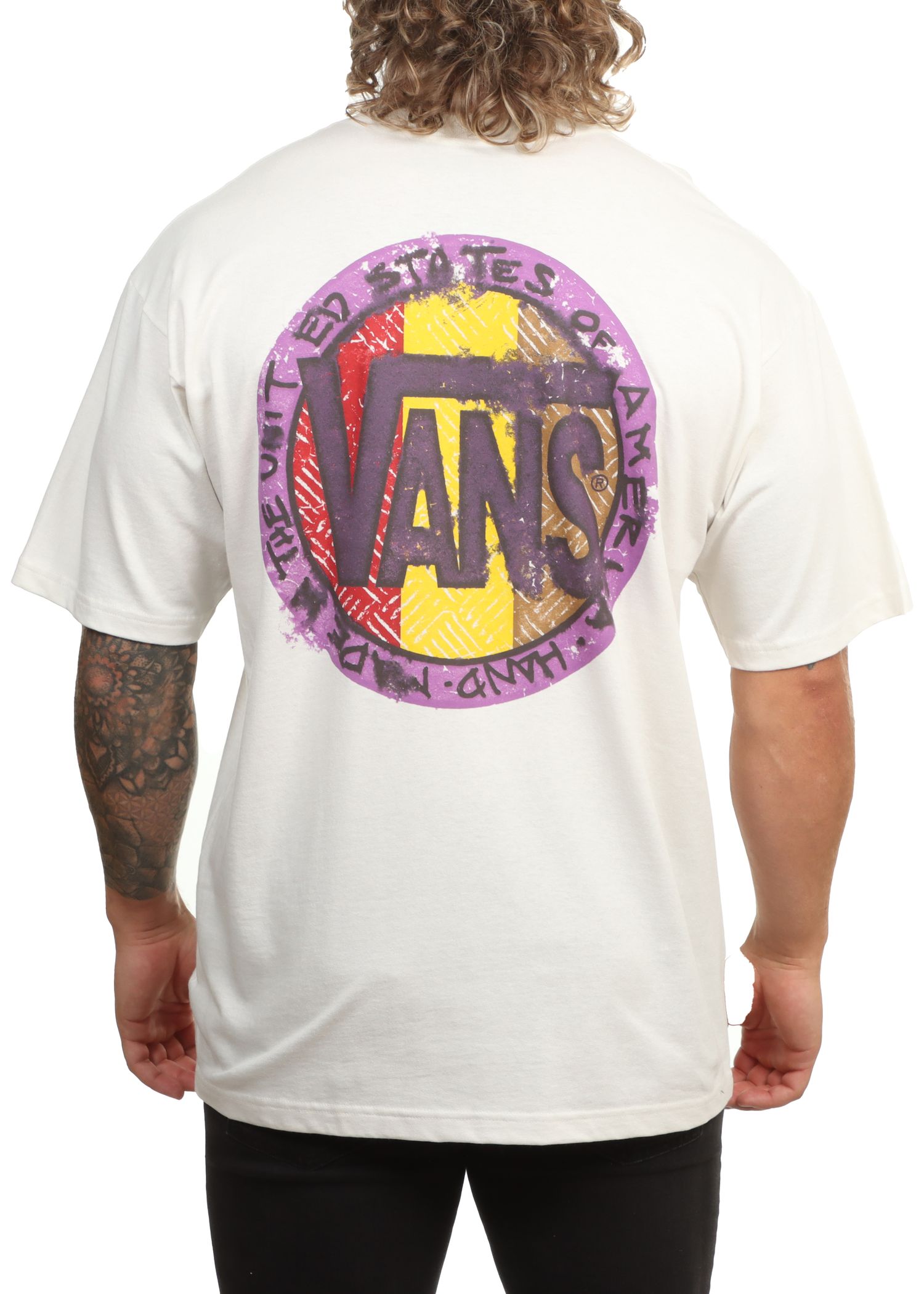 Vans Blotched Circle Tee Marshmallow