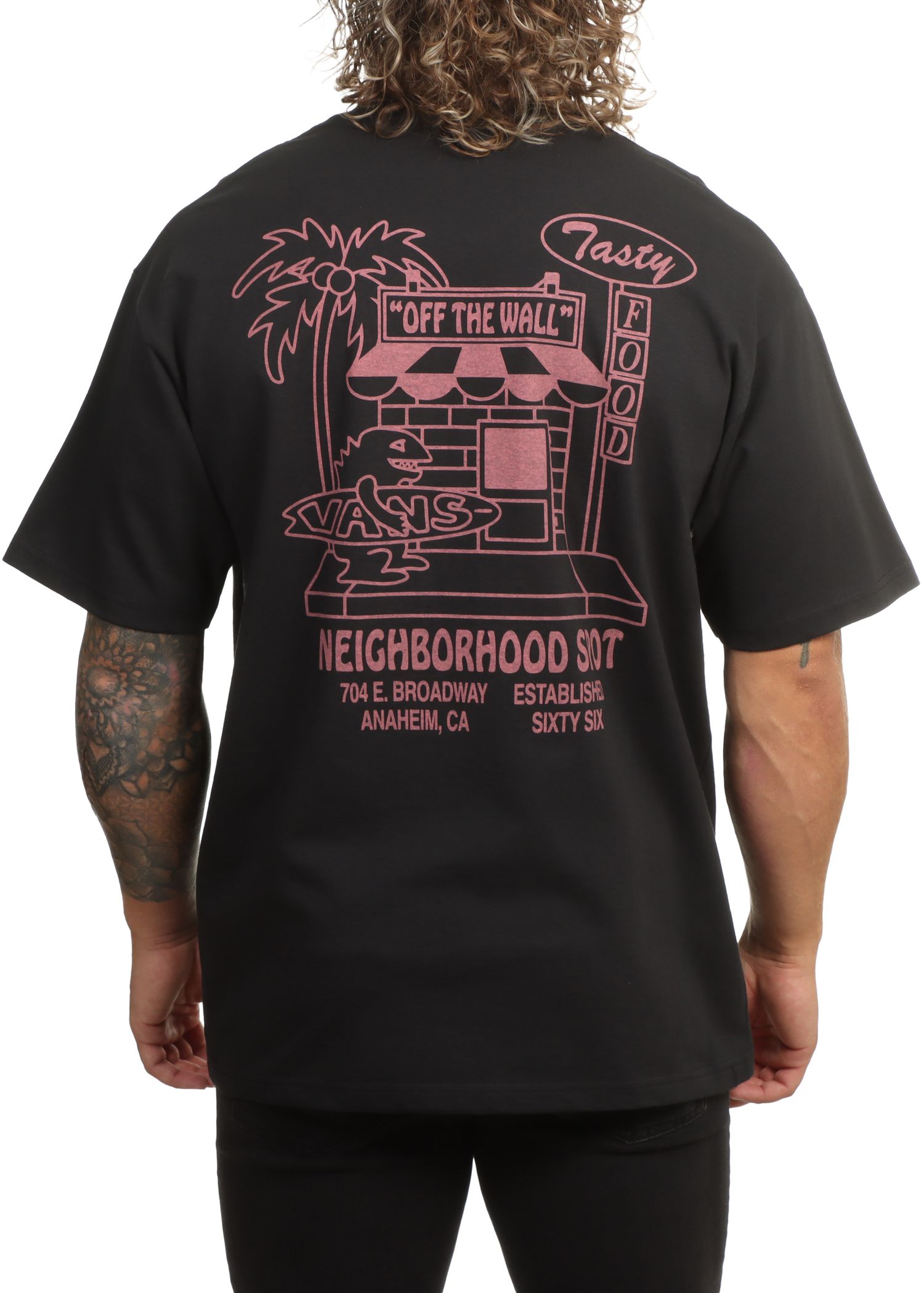 Vans Food Spot Tee Black
