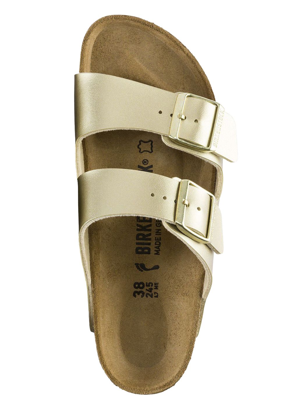 Birkenstock Arizona Birko Flor Sandals Gold