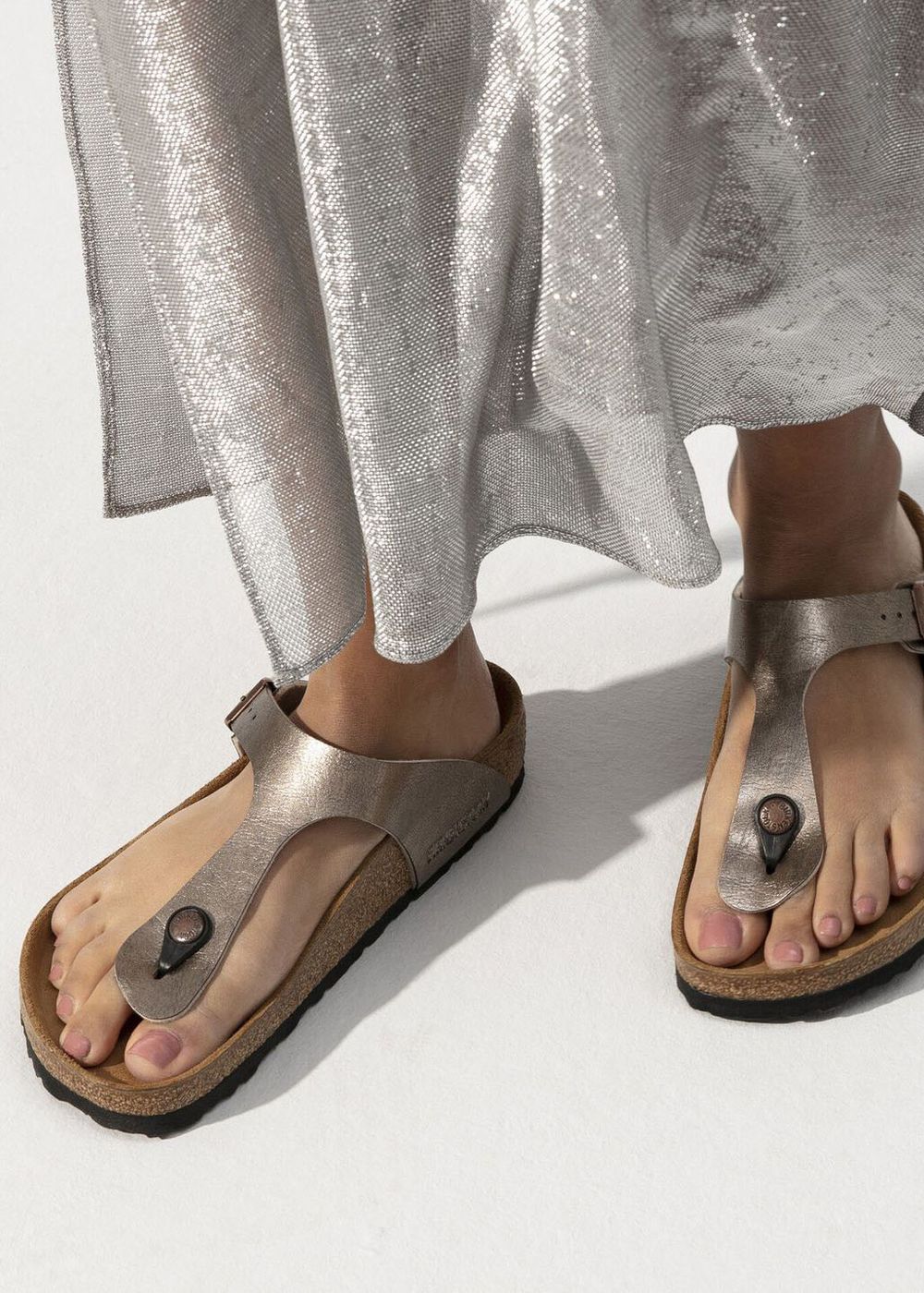 Birkenstock Gizeh Birko Flor Sandal Graceful Taupe