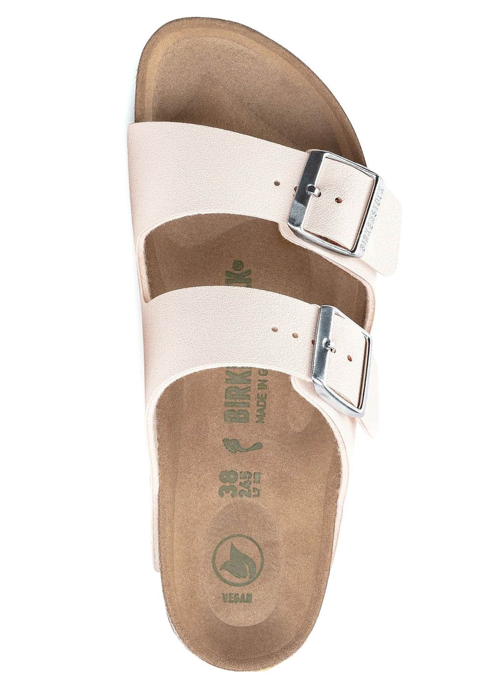 Birkenstock Arizona Vegan Birkibuc Sandals Rose