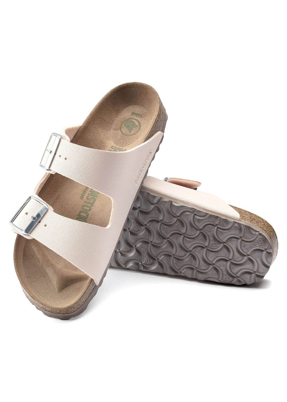 Birkenstock Arizona Vegan Birkibuc Sandals Rose