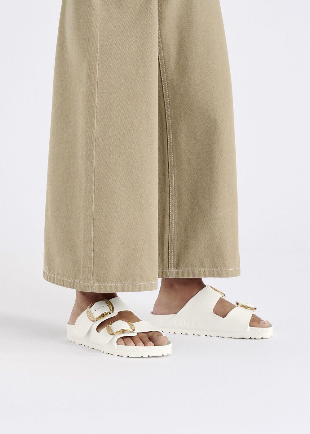Birkenstock Arizona Big Buckle EVA Narrow Sandal Eggshell