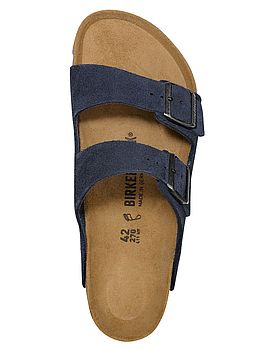 Birkenstock Arizona Suede Narrow Sandals New Navy