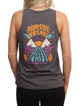Passenger Cactus Recycled Tank Faded Black