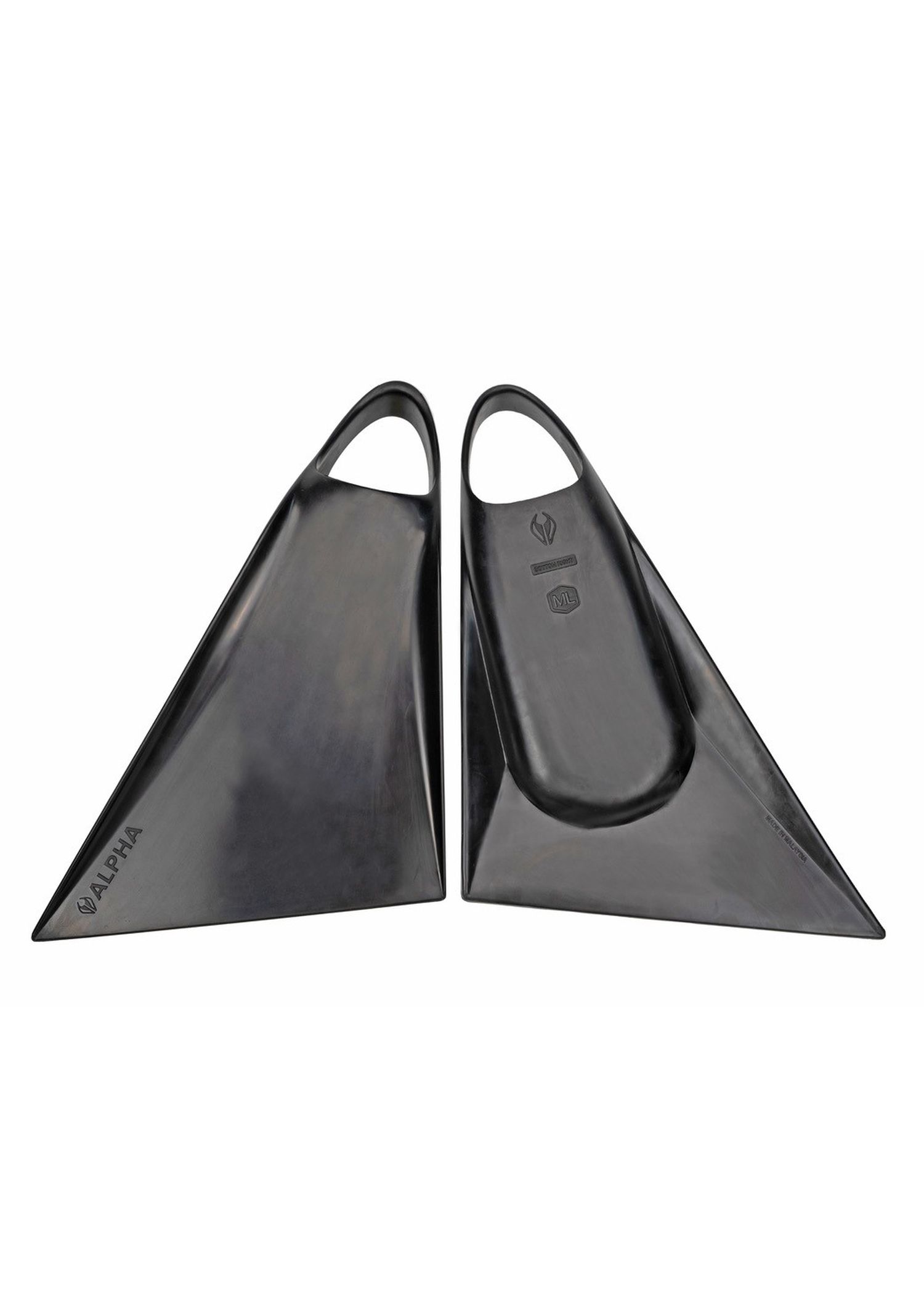 NMD Alpha Bodyboard Swim Fins Black