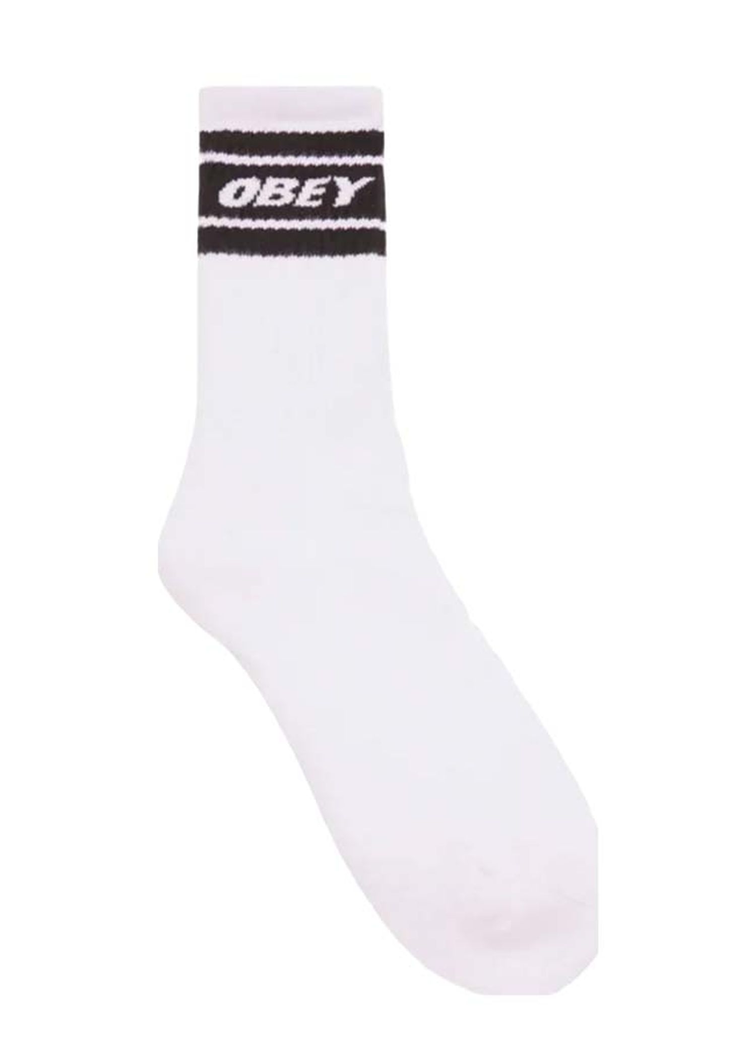 Obey Cooper II Socks White Black