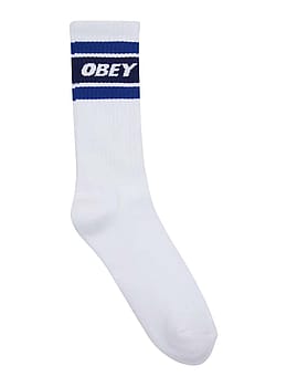 Obey Cooper II Socks White Blue