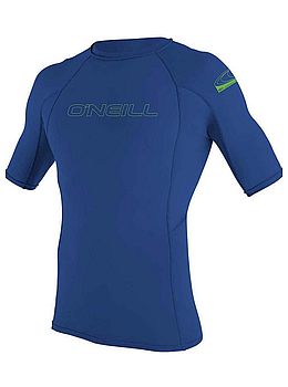 ONeill Kids Basic Skins Rash Vest Pacific