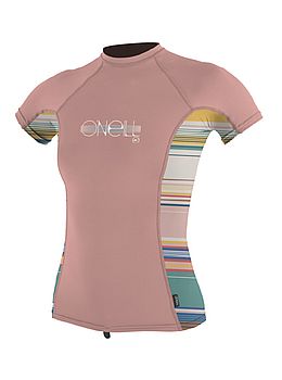 ONeill Girls Premium Skins Rash Vest Peony