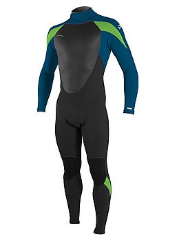 ONeill Kids Epic 3/2 Back Zip Summer Wetsuit Black/Ultra Blue