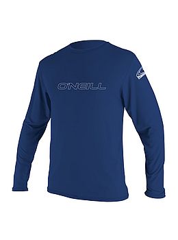 ONeill Basic Skins Long Sleeve Rash Tee Navy