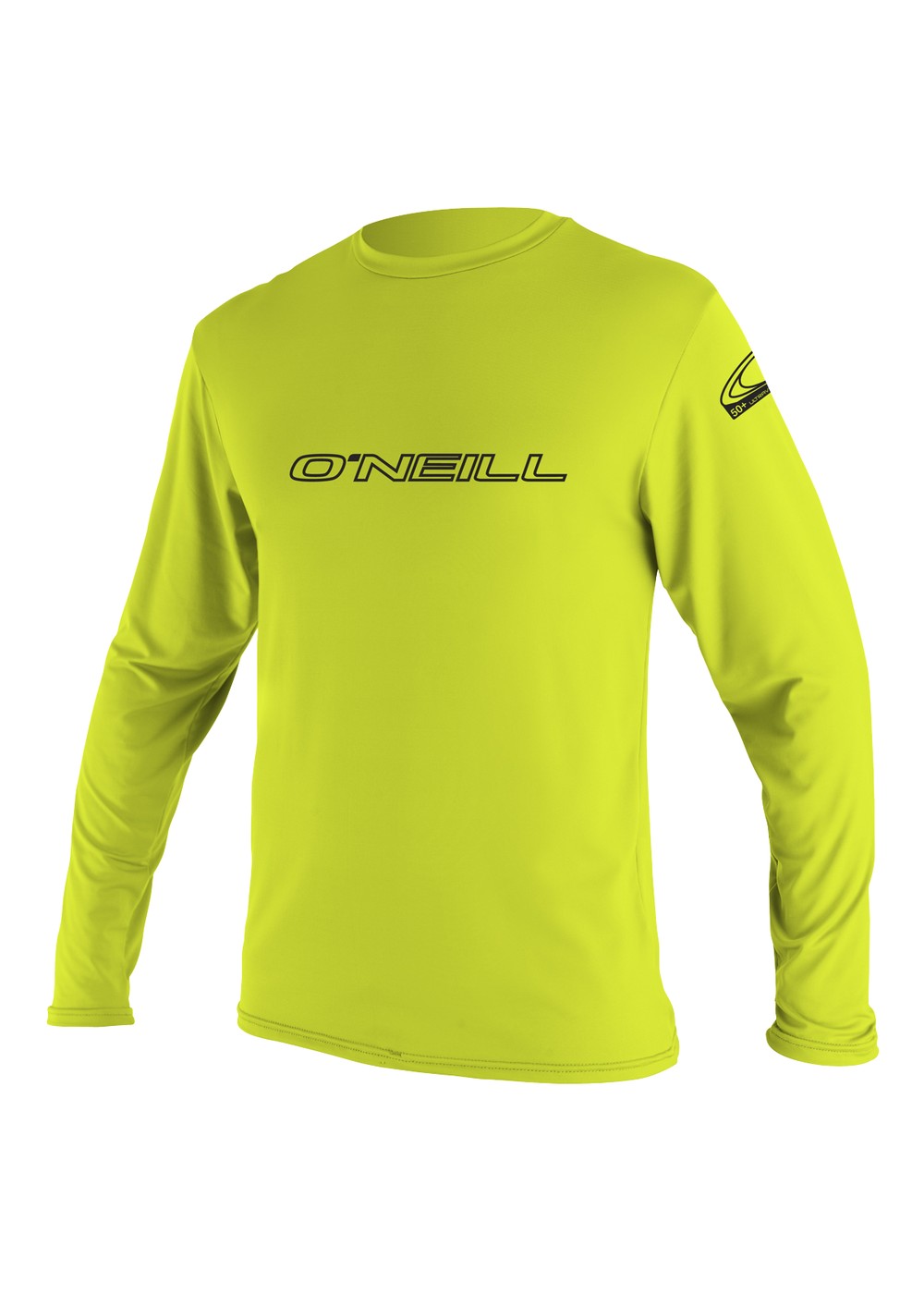 ONeill Basic Skins Long Sleeve Rash Tee Lime