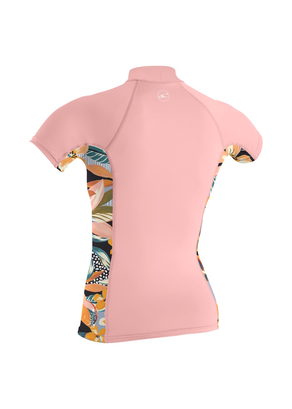 ONeill Girls Premium Turtleneck Rash Vest Pink