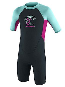 ONeill Toddler Reactor 2 2mm Shorty Wetsuit Berry