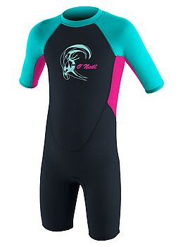 ONeill Toddler Reactor 2 2MM Shorty Wetsuit Slate