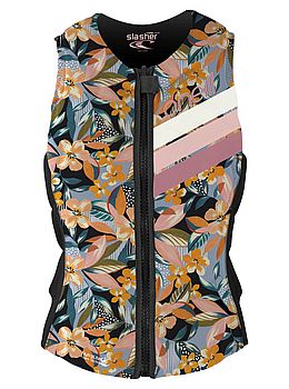 ONeill Kids Slasher Comp Impact Vest Floral