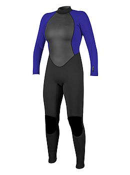 ONeill Ladies Reactor 2 3/2 Back Zip Wetsuit Cobalt