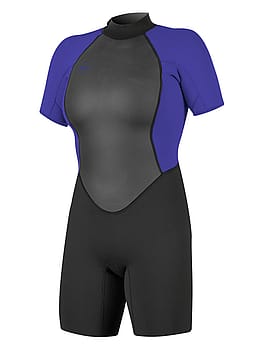 ONeill Ladies Reactor 2 2mm Shorty Wetsuit Cobalt