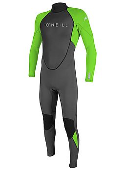 ONeill Kids Reactor 2 3/2 Back Zip Wetsuit Graphite