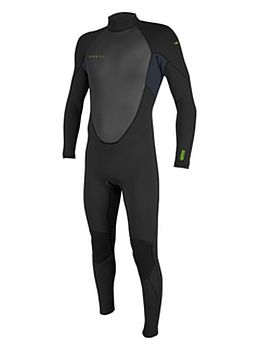 ONeill Kids Reactor-2 3/2 Back Zip Full Wetsuit Slate Black