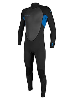 ONeill Kids Reactor-2 3/2 Back Zip Full Wetsuit Ocean Blue