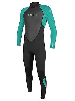ONeill Kids Reactor 2 3/2 Full Wetsuit Black/Aqua