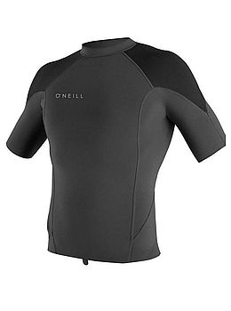 ONeill Reactor 2 1MM Short Sleeve Neoprene Top Gra
