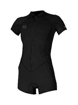 ONeill Bahia 2/1 Front Zip Shorty Wetsuit Black