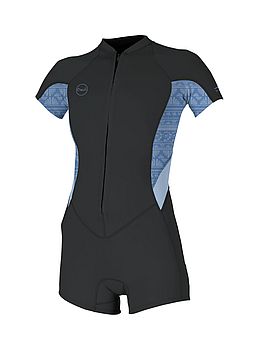 ONeill Bahia 2/1 Front Zip Shorty Wetsuit Steel