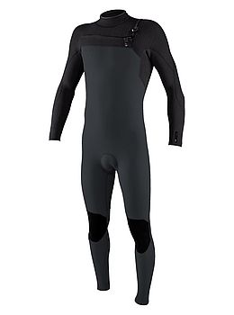ONeill Hyperfreak 4/3+ Chest Zip Mens Wetsuit Steel Grey