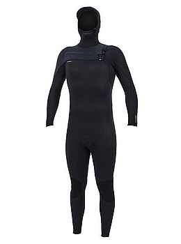 ONeill Hyperfreak 5/4+ FZ Hooded Wetsuit Black
