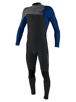 ONeill Kids Hyperfreak 5/4+ Chest Zip Wetsuit Steel Grey Blue