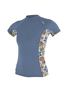 ONeill Ladies Side Print Rash Vest Infinity/Talith