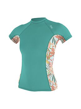 ONeill Ladies Side Print Rash Vest Canton/Dalia