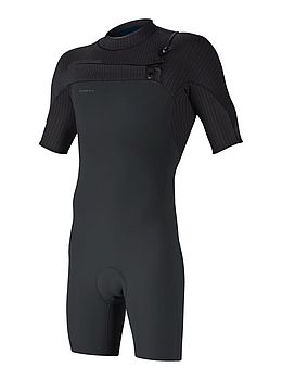 ONeill Hyperfreak 2mm Chest Zip Shorty Wetsuit Steel
