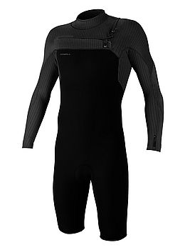 ONeill Hyperfreak 2mm Long Sleeve Shorty Wetsuit Black